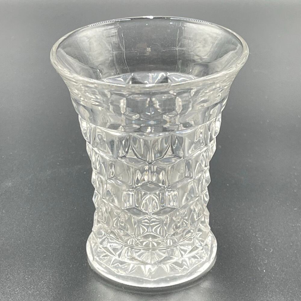 Fostoria American Flared Tumbler 8oz 4.25" Vtg Flat Bottom Clear